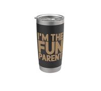 I'm The Fun Parent Bicchiere termico in acciaio inox doppia parete
