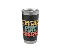 I'm The Fun Parent Bicchiere termico in acciaio inox doppia parete