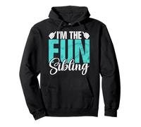 I'm The Fun Sibling Funny Brother Sister Matching Fratelli Felpa con Cappuccio