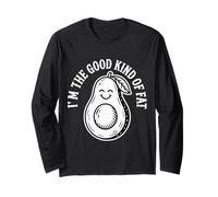 I'm The Good Kind of Fat Cibo Avocado Sano ||- Maglia a Manica