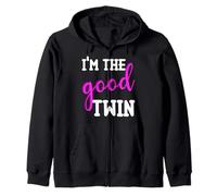 I'm The Good Twin Funny Twin Funny Twins Felpa con Cappuccio