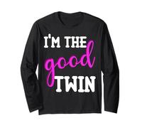 I'm The Good Twin Funny Twin Funny Twins Maglia a Manica