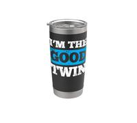 I'm the Good Twin Gift - Regalo umoristico per gemelli, per gemelli Bicchiere termico in acciaio inox doppia parete