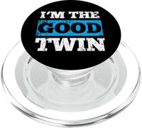 I'm the Good Twin Gift - Regalo umoristico per gemelli, per gemelli PopSockets PopGrip per MagSafe