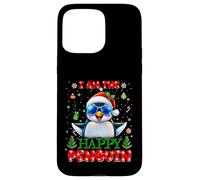 I'm The Happy Penguin Christmas Outfit Funny Xmas Custodia per iPhone 15 Pro Max