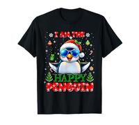 I'm The Happy Penguin Christmas Outfit Funny Xmas Maglietta