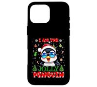 I'm The Jolly Penguin Christmas Outfit Funny Xmas Custodia per iPhone 16 Pro Max