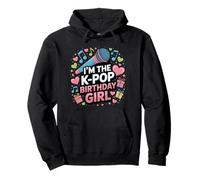 I'm The K Pop Compleanno Ragazza Coreano Pop Compleanno Felpa con Cappuccio
