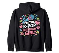 I'm The K Pop Compleanno Ragazza Coreano Pop Compleanno Felpa con Cappuccio