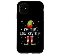 I'm The Low Key Elf Funny Christmas Matching Family Group Custodia per iPhone 11