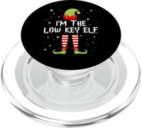 I'm The Low Key Elf Funny Christmas Matching Family Group PopSockets PopGrip per MagSafe