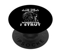 I'M THE MANE EVENT WHEREVER I STRUT PopSockets PopGrip Adesivo