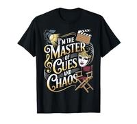 I'm The Master of Cues And Chaos Backstage Crew Tech |- Maglietta