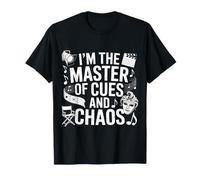 I'm The Master of Cues And Chaos Backstage Crew Tech - Maglietta