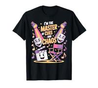 I'm The Master of Cues And Chaos Backstage Crew Tech - Maglietta