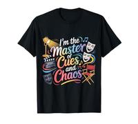 I'm The Master of Cues And Chaos Backstage Crew Tech |- Maglietta