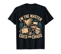 I'm The Master of Cues And Chaos Backstage Crew Tech - Maglietta