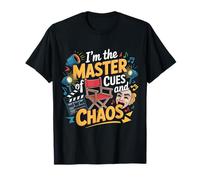 I'm The Master of Cues And Chaos Backstage Crew Tech ||- Maglietta