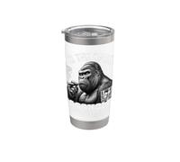 I'm The Nicest Asshole You'll Ever Meet Monkey Bicchiere termico in acciaio inox doppia parete