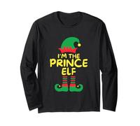 I'm The Prince Elf Family Matching Gruppo Natale Divertimento Maglia a Manica