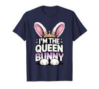 I'm The Queen Bunny Easter Cute Spring Design Maglietta
