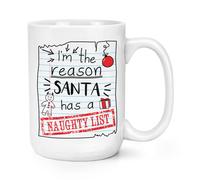 I'M The Reason Babbo Ha Un Cattivo Lista 426ml Grande Tazza - Divertente Natale