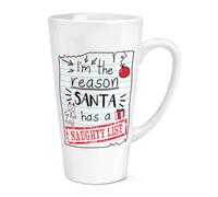 I'M The Reason Babbo Ha Un Cattivo Lista 483ml Grande Latte Tazza Funny Natale