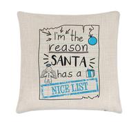 I'M The Reason Babbo Has a Nice Lista Copricuscino Cuscino - Divertente Natale