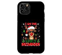 I'm The Spicy Reindeer Christmas Outfit Funny Xmas Custodia per iPhone 11 Pro
