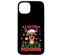I'm The Spicy Reindeer Christmas Outfit Funny Xmas Custodia per iPhone 15 Plus