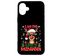 I'm The Spicy Reindeer Christmas Outfit Funny Xmas Custodia per iPhone 16 Plus