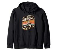 I'm The Strong Captain Capo della Nave in Barca - Felpa con Cappuccio
