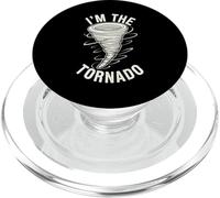 I'm The Tornado Divertente Bambino Ragazzi Ragazze Bambini Chaos Crazy PopSockets PopGrip per MagSafe