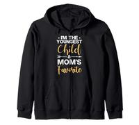 I'm The Youngest Child & Citazione divertente dei fratelli preferiti della mamma Felpa con Cappuccio