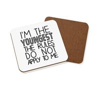 I'M The Youngest The Rules Do Not Applicare To Me Sottobicchiere Bambino Brother