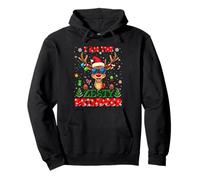 I'm The Zesty Reindeer Christmas Outfit Funny Xmas Felpa con Cappuccio