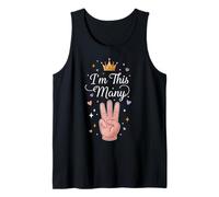 I'm This Many 3 Fingers Hand Fun Kids Canotta