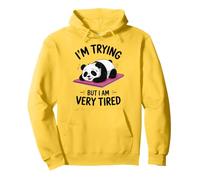 I'm Trying But I Am Very Tired Divertente Felpa con Cappuccio