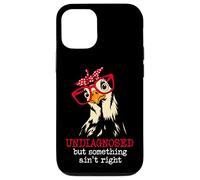 I'm Undiagnosed But Something Aint Right Funny Crazy Chicken Custodia per iPhone 12/12 Pro