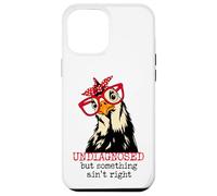 Im Undiagnosed But Something Ain't Right Funny Crazy Chicken Custodia per iPhone 12 Pro Max