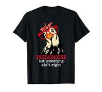 I'm Undiagnosed But Something Aint Right Funny Crazy Chicken Maglietta