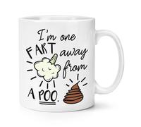 I'M Uno Scoreggia Away da Una Pupù 284ml Tazza - Scherzo Divertente Bisogni