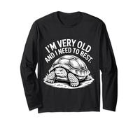 I'm Very Old And I Need To Rest Vecchia Pensione Senior |- Maglia a Manica
