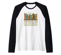 I'm with The Banned Book Lover Library Graphic Maglia con Maniche Raglan