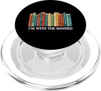 I'm With The Banned Books Reader Bookworm Letteratura Nerd PopSockets PopGrip per MagSafe