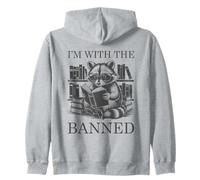 I'm With The Banned Felpa con Cappuccio