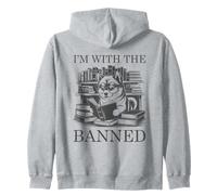 I'm With The Banned Felpa con Cappuccio