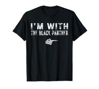 I'm with The Black Panther Couples Matching Halloween Maglietta