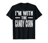 I'm with The Candy Corn Couples Matching Halloween Costume Maglietta