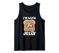 I'm with The Jelly Peanut Butter Coppia Amico Matching Canotta